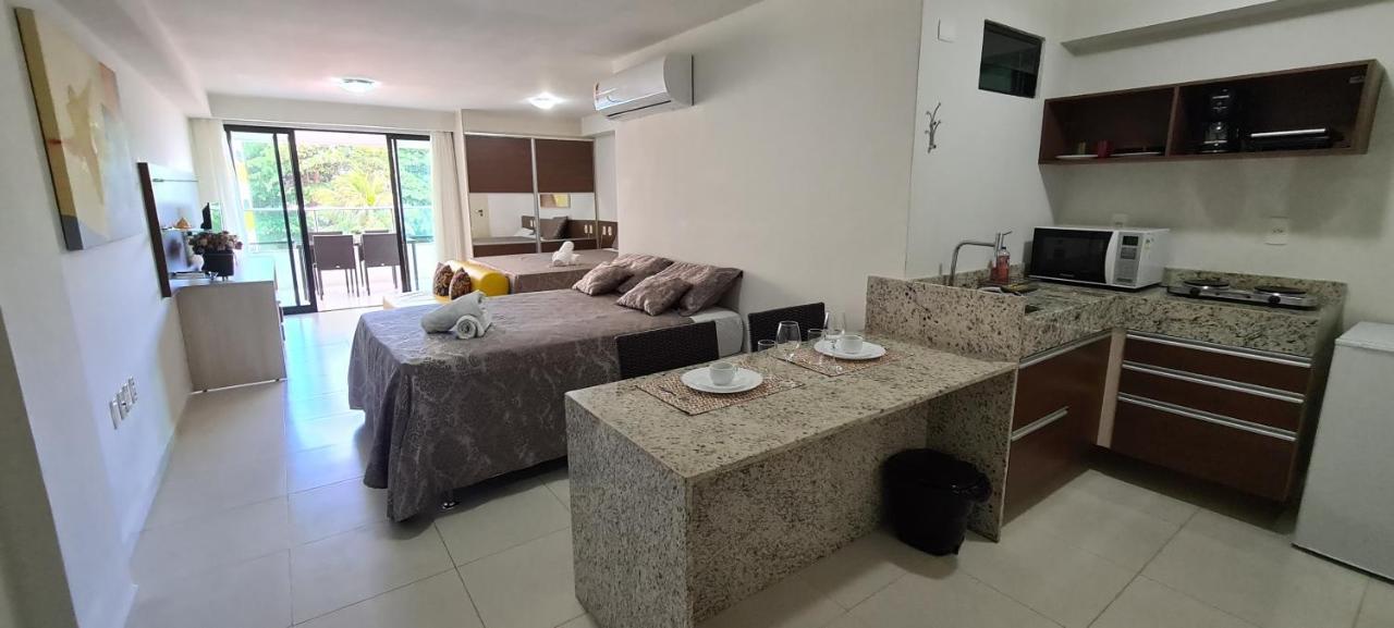Tabatinga Residence Flat Beira Mar Conde  Esterno foto